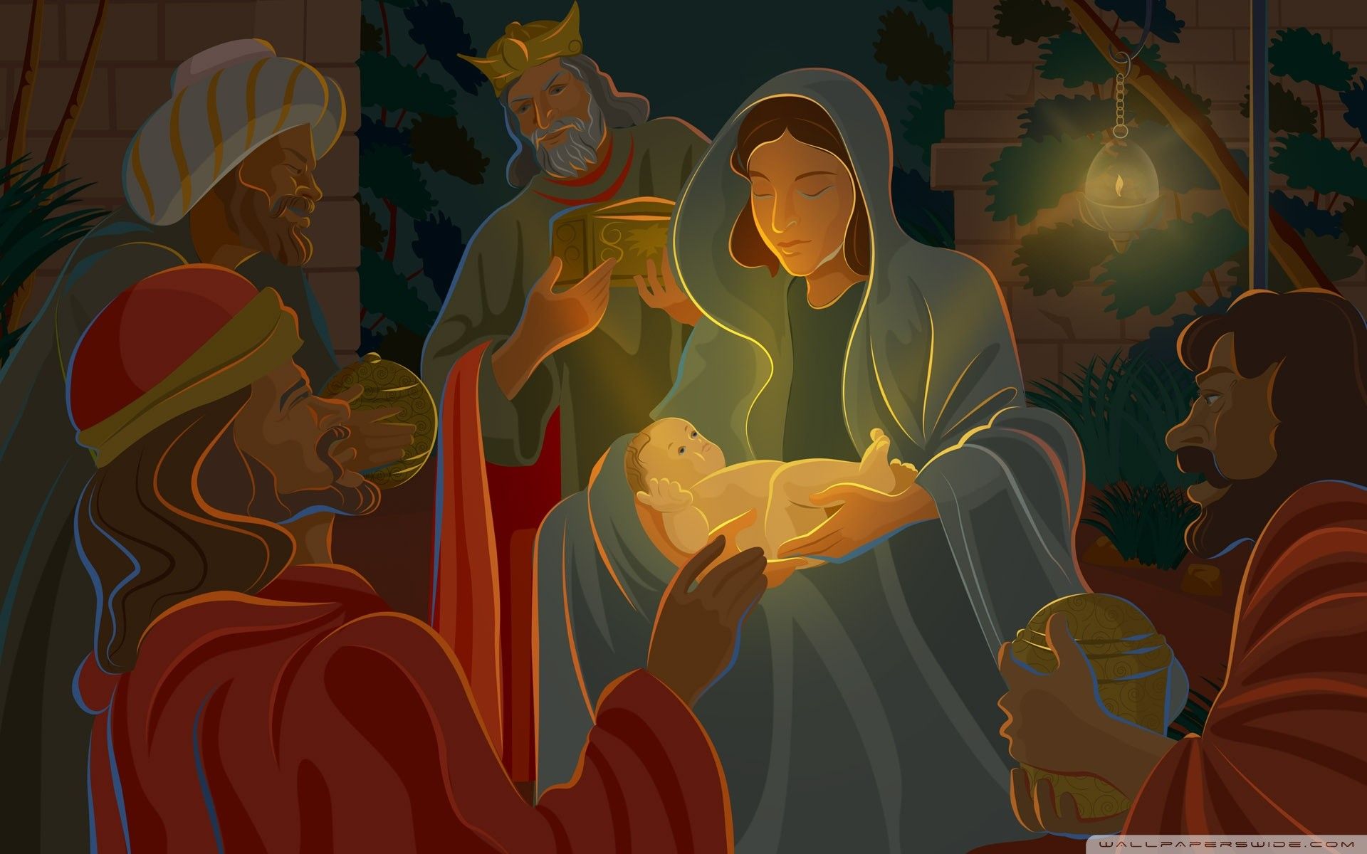 Birth Of Christ Wallpaper On