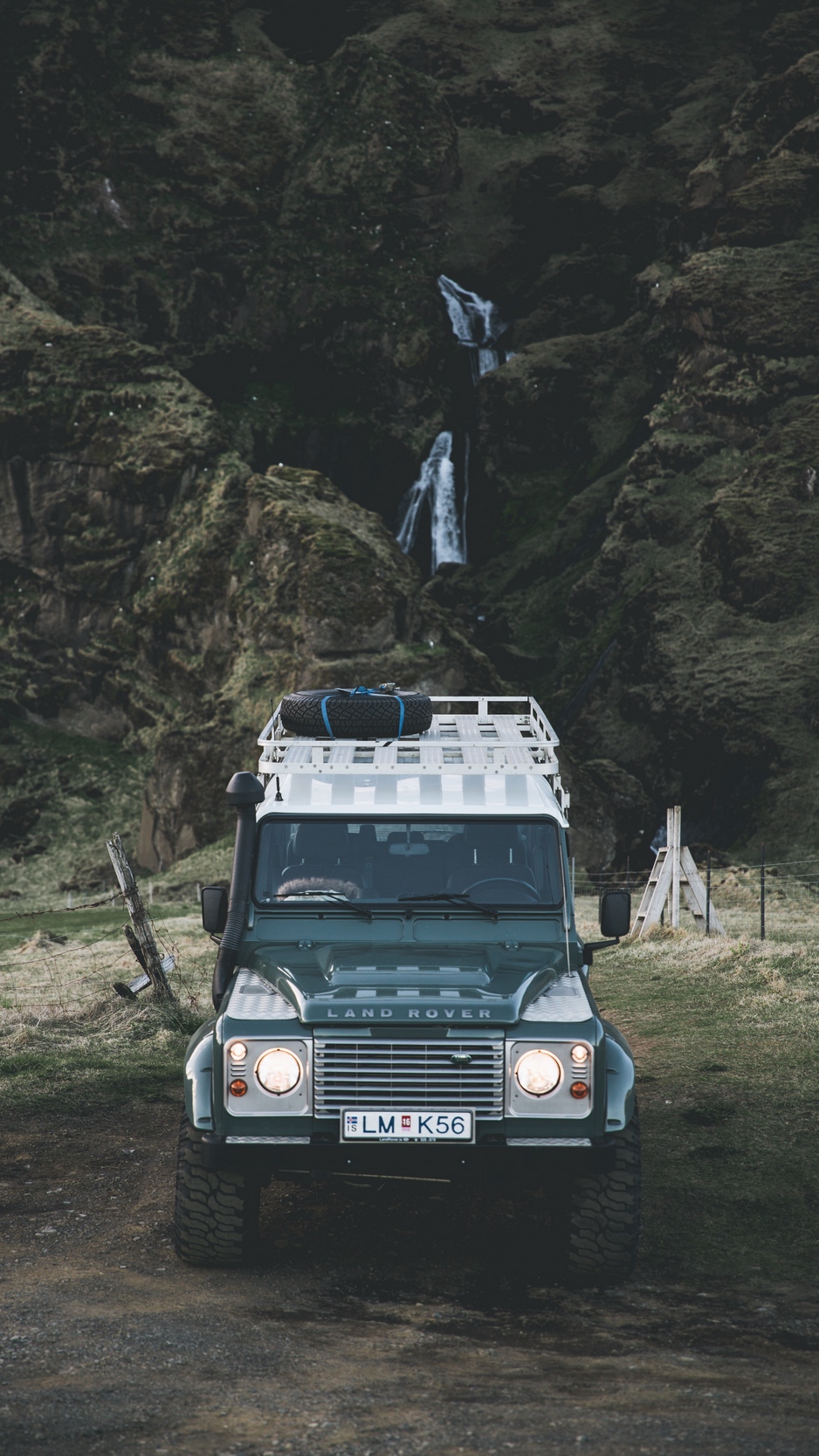 Wallpaper Land Rover Suv Mountains Car iPhone