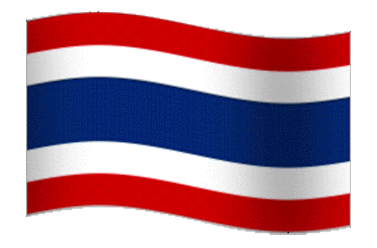 Animated Flag Of Thailand Goldoverblu