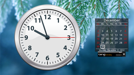 analog clock on windows 10