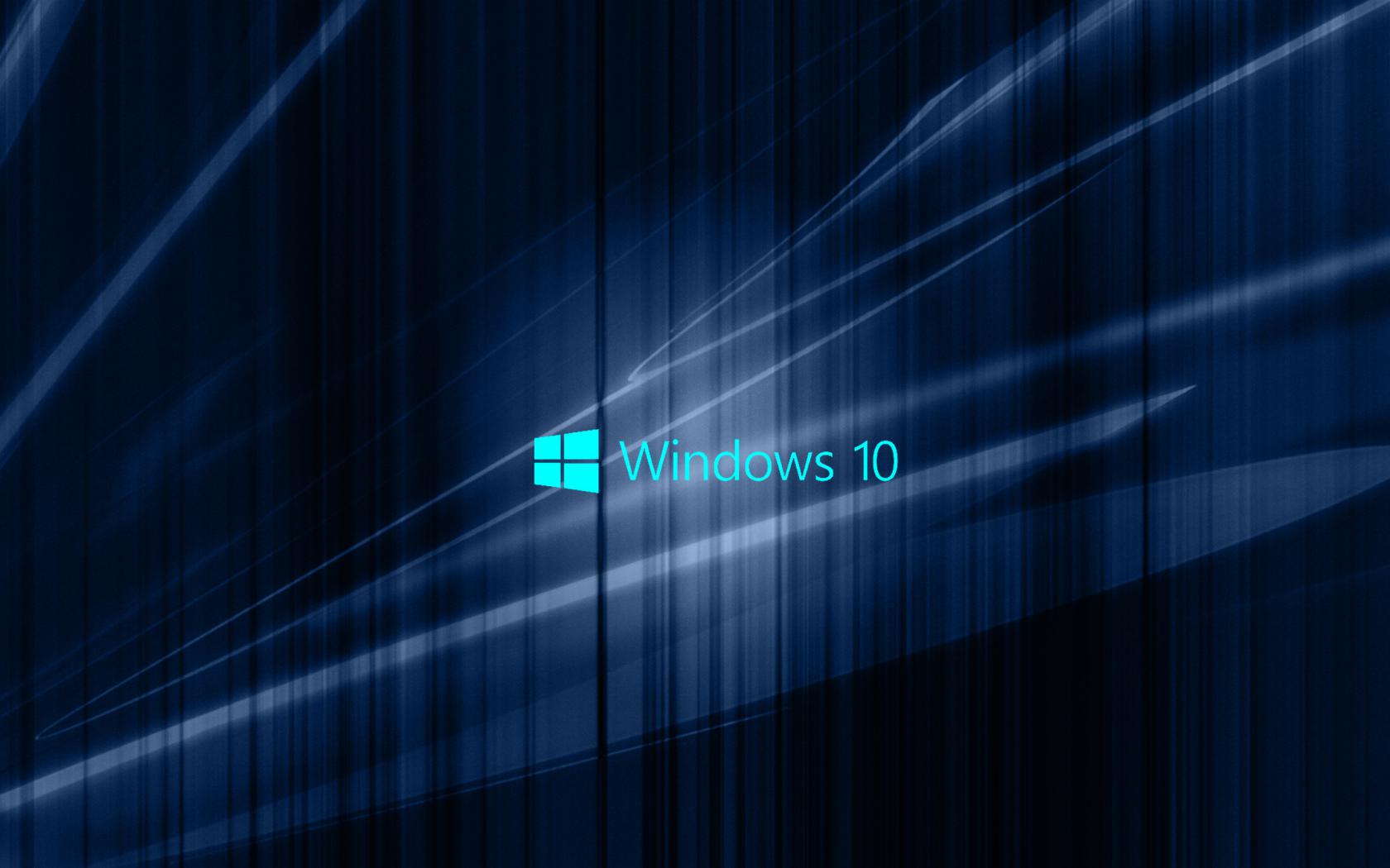 Windows 10 Wallpaper with Blue Abstract Waves HD Wallpapers for Free