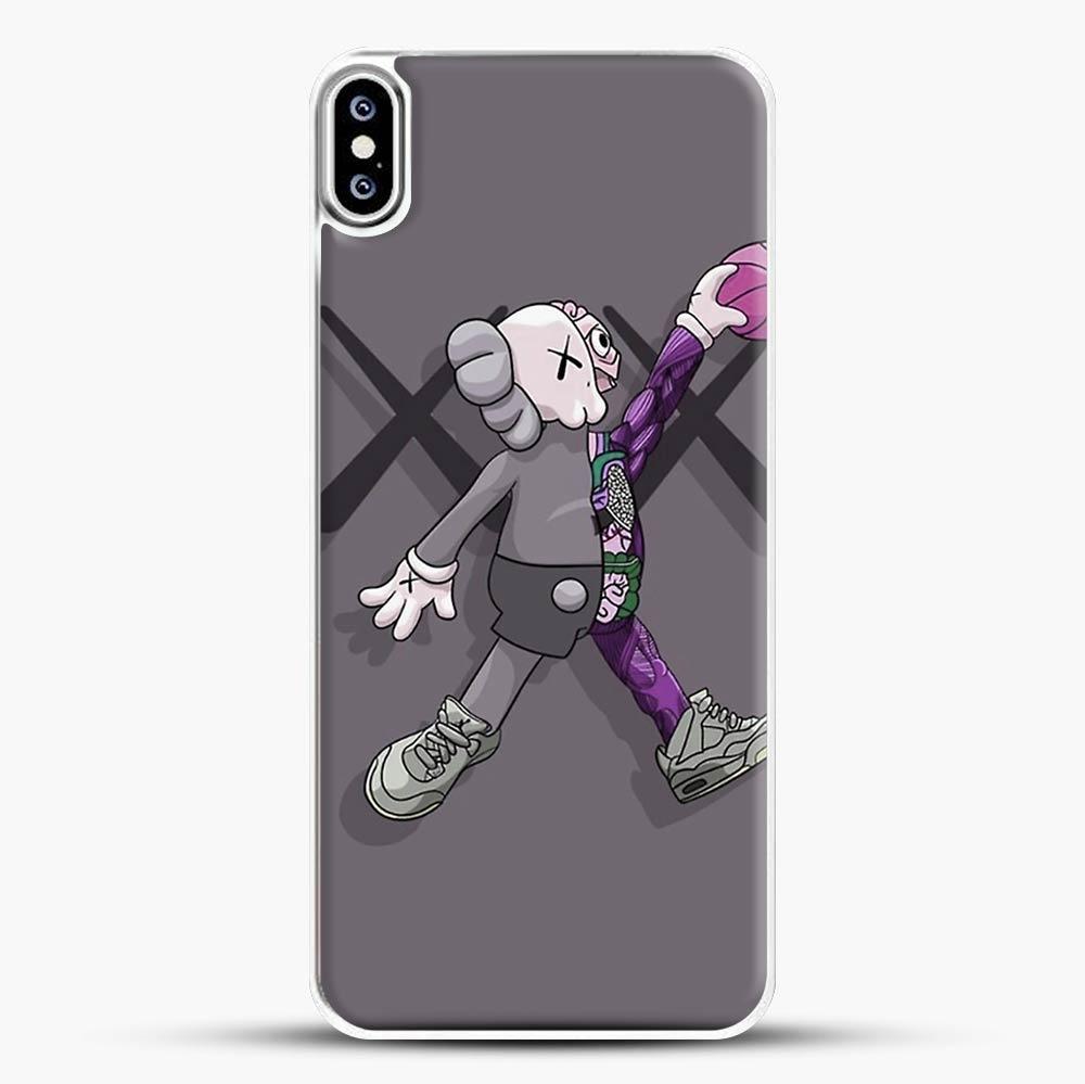 Kaws Purple Basketball iPhone XS Max Case Snap Rubber and