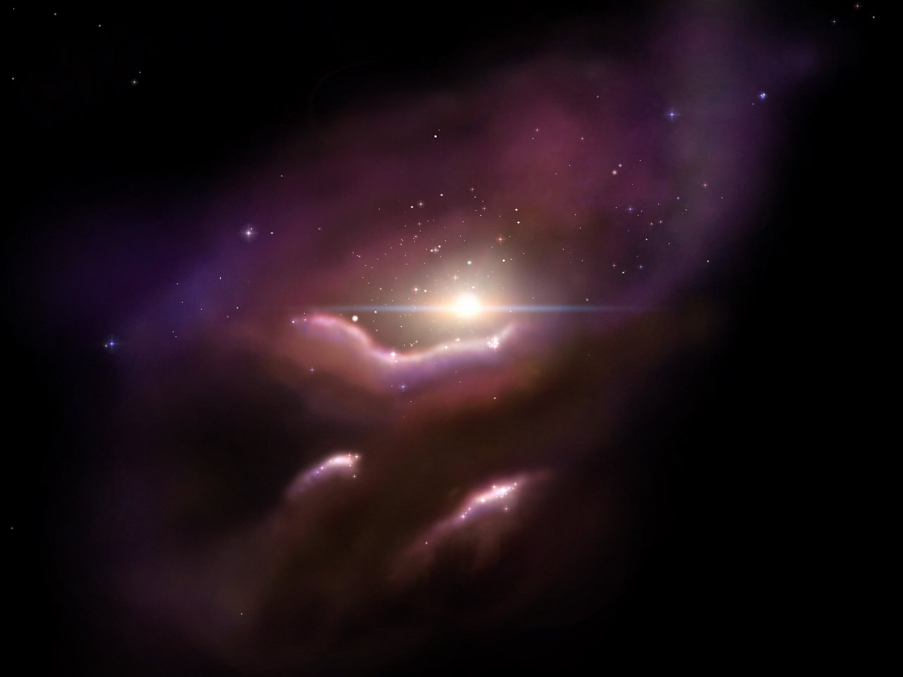 Hand Of God Nebula By Casperium