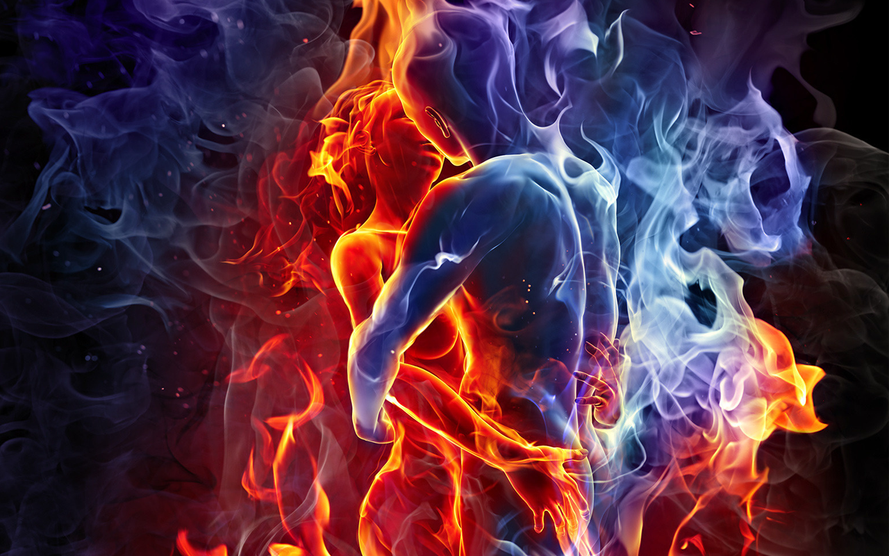 Fire And Water Wallpaper