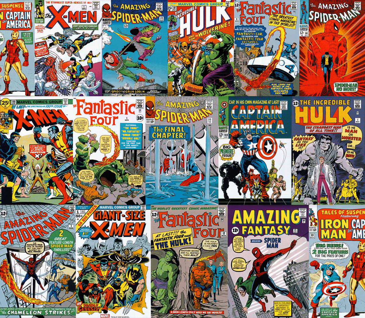 Classic Marvel Ic Book Covers Wallpaper Border Beckham Room