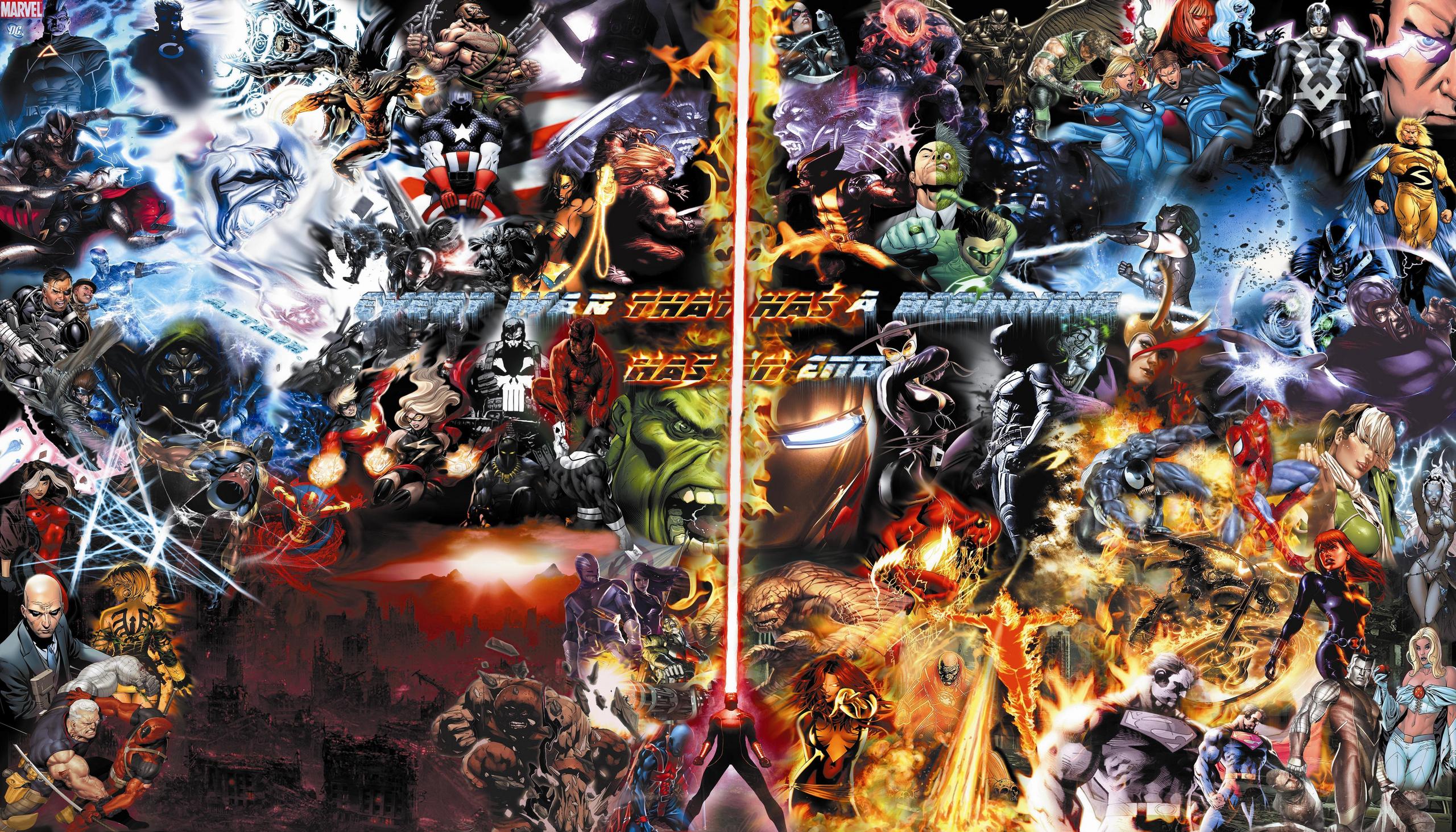 Marvel Ic Wallpaper For Walls Dc Wall