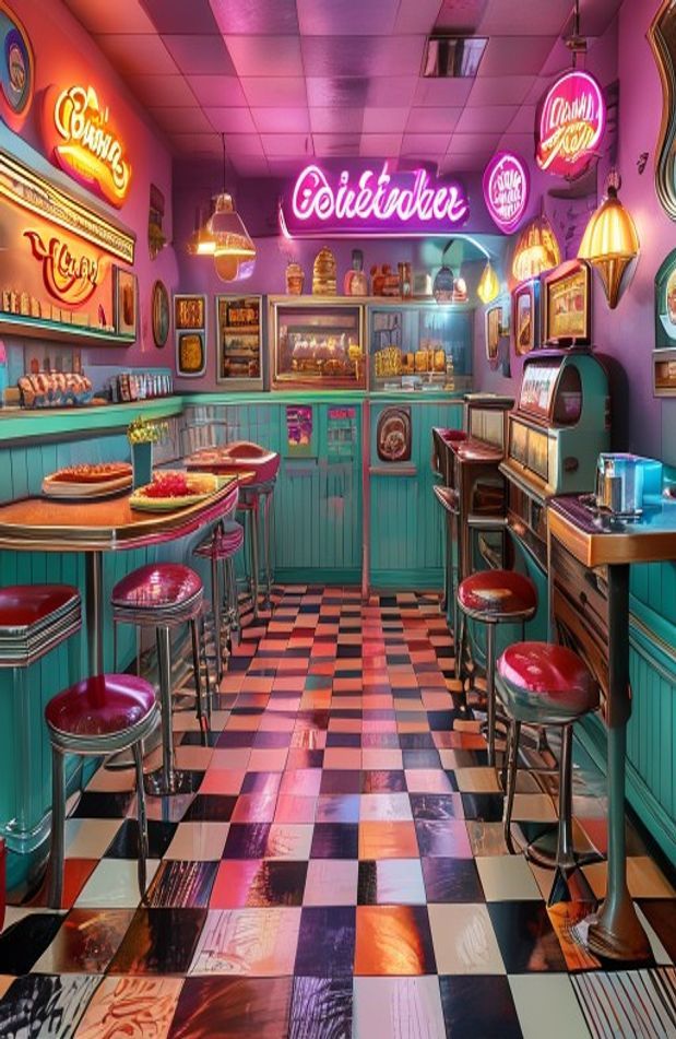 50s Diner Wallpaper