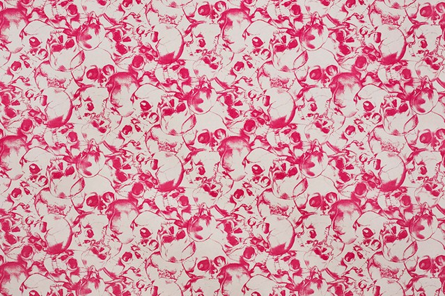 Meg Mathews Pink Skull Wallpaper Home Furnishings And Homeware