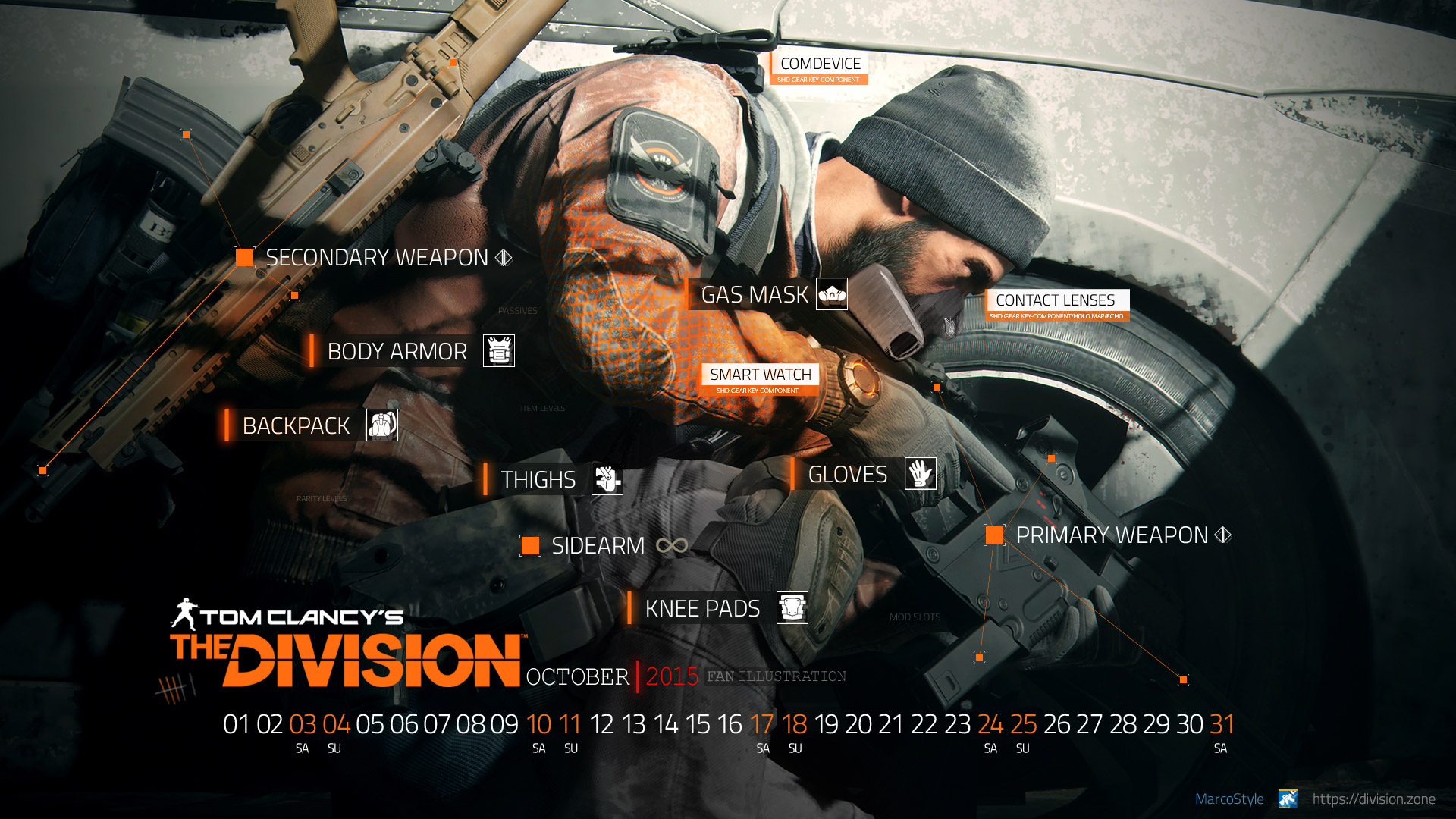 🔥 Download The Division Calendar Wallpaper by rachaelh The Division
