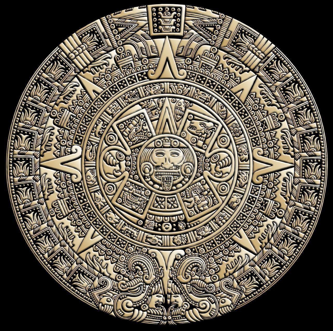 [75+] Aztec Calendar Wallpaper