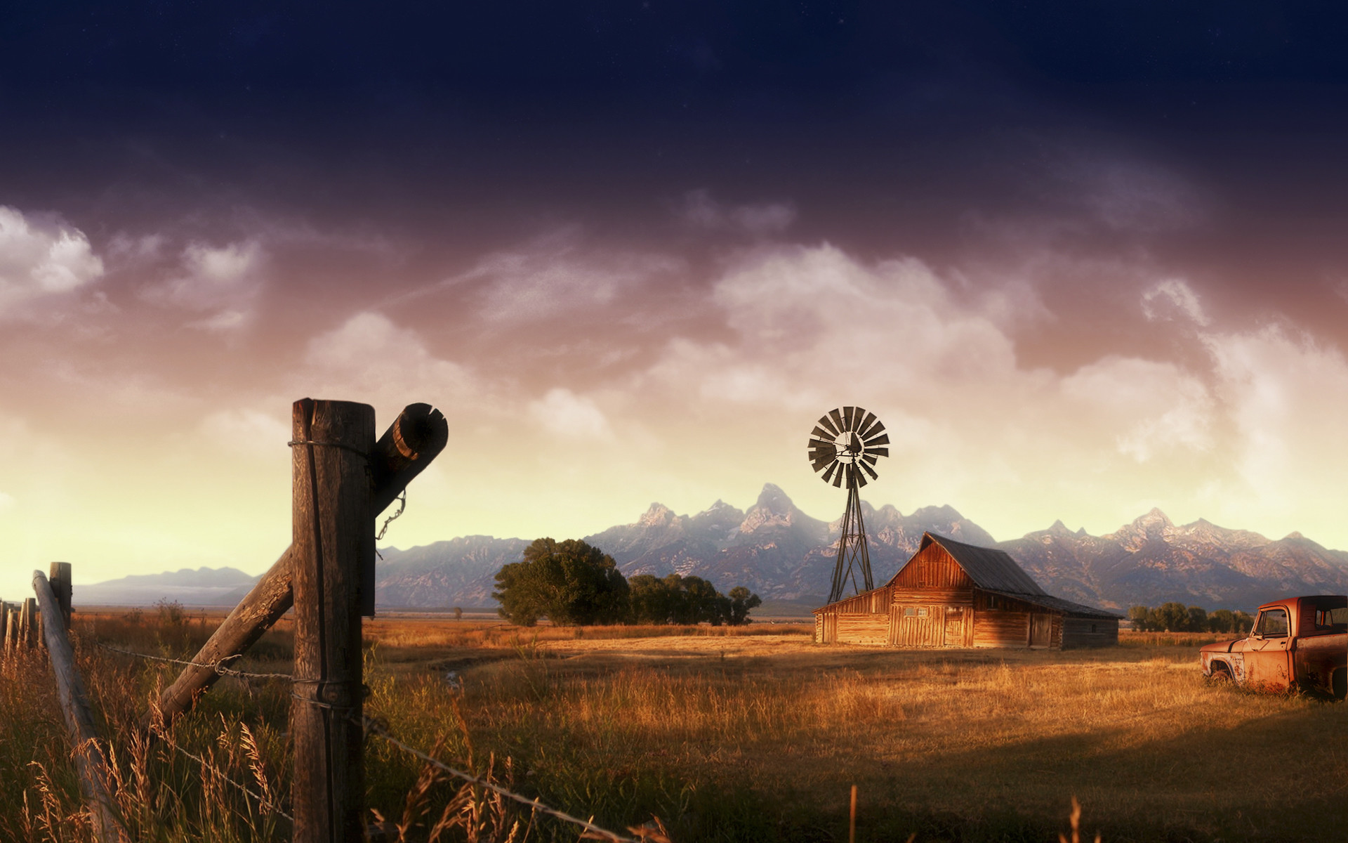 Texas Ranch Wallpaper