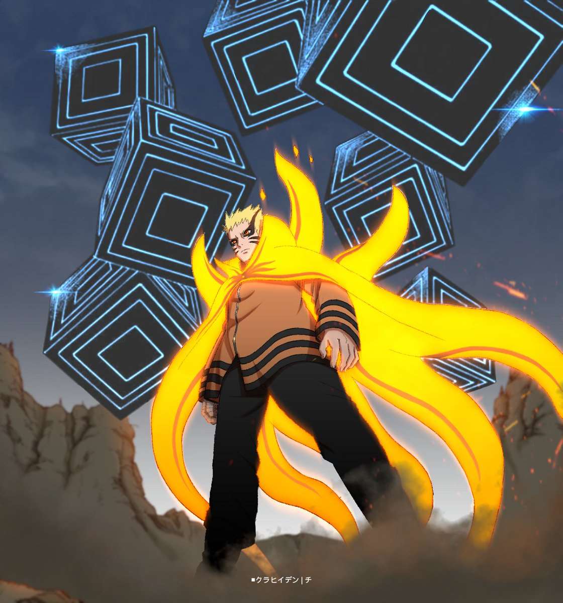 Naruto Baryon Mode Wallpaper
