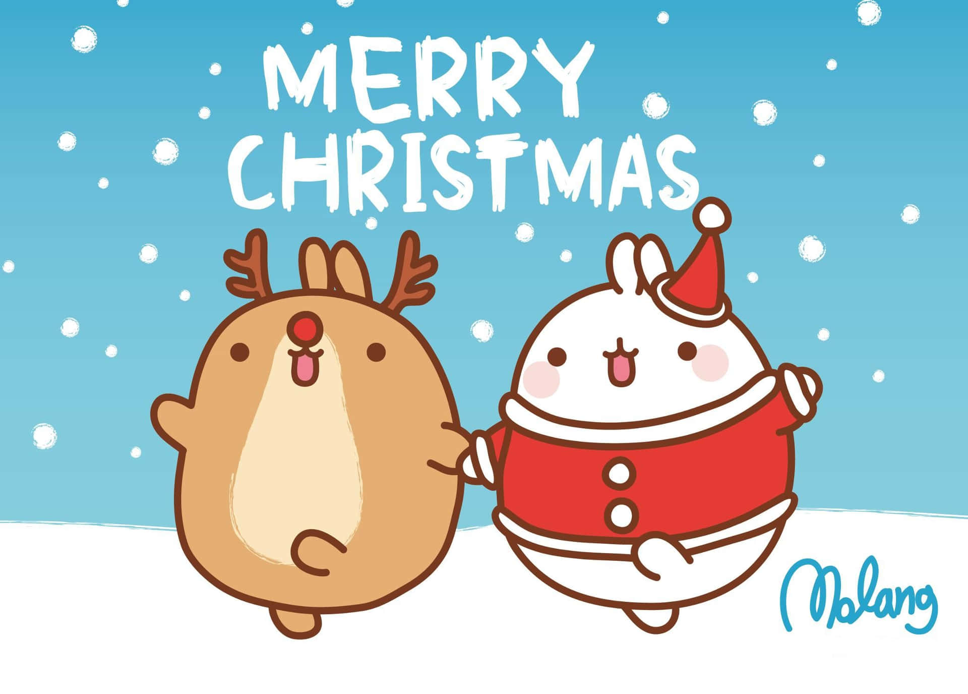 Cute Simple Christmas Wallpaper