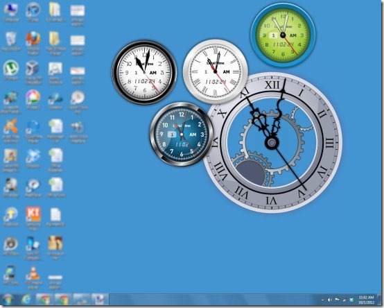 Working Clock Wallpaper For Desktop Vector