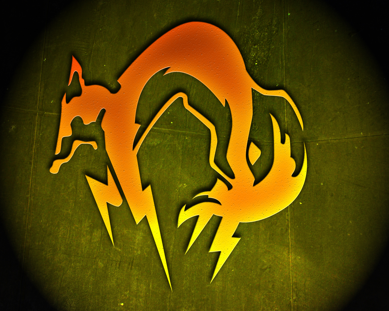 Foxhound In The Dark By Imaximus Fan Art Wallpaper Games