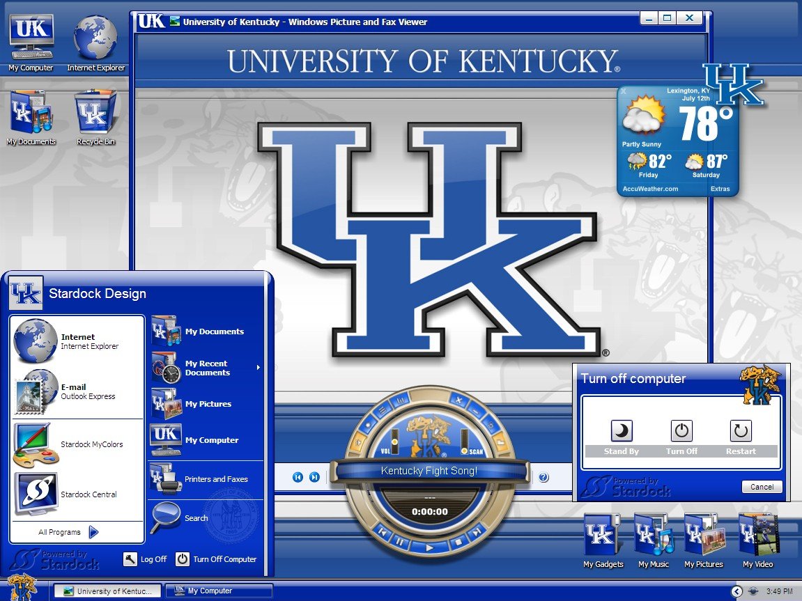 Mycolors University Of Kentucky Desktop Screenshot