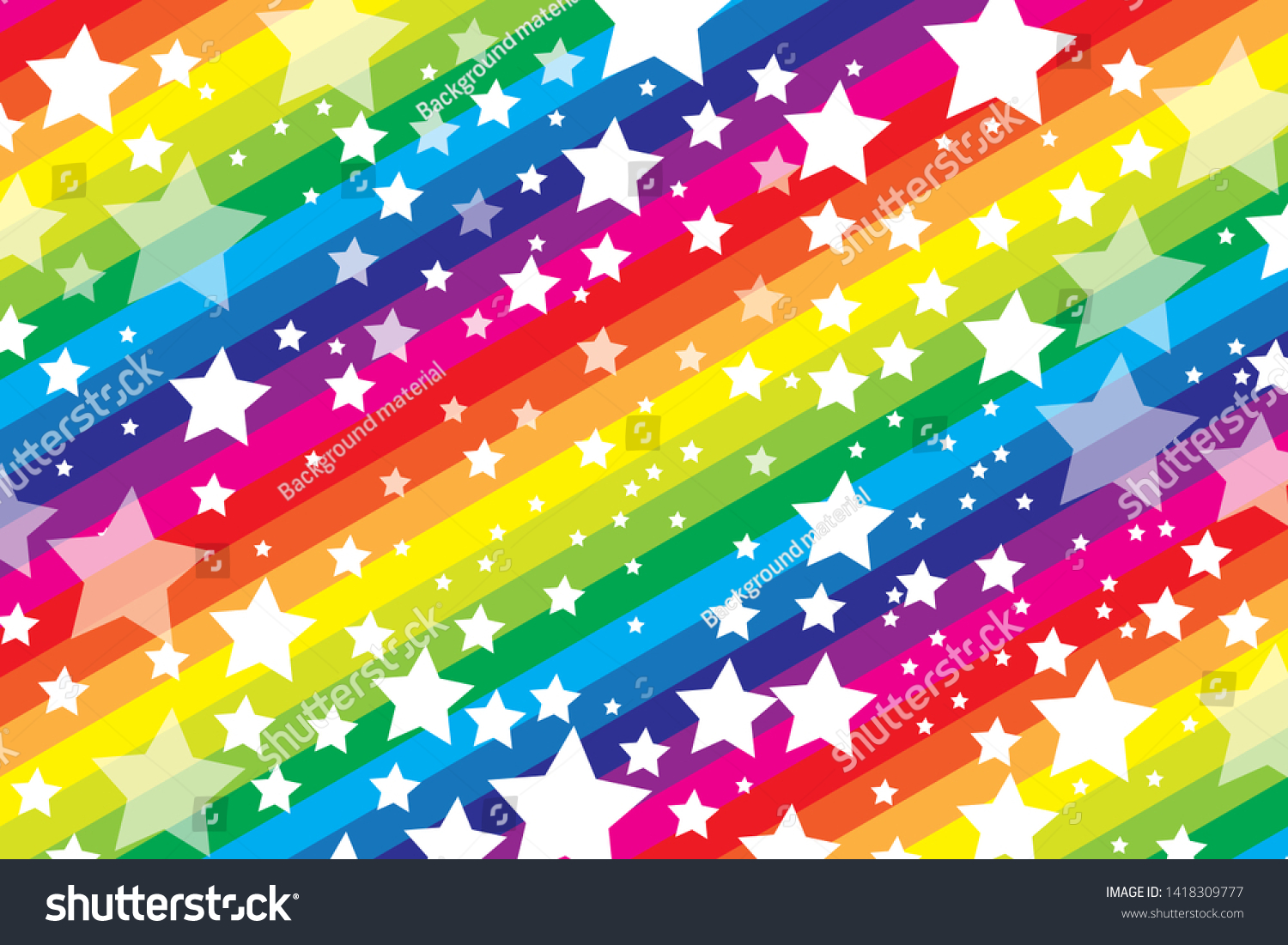 Rainbow Color Louis Vuitton Design Wallpaper Photograph · Creative Fabrica