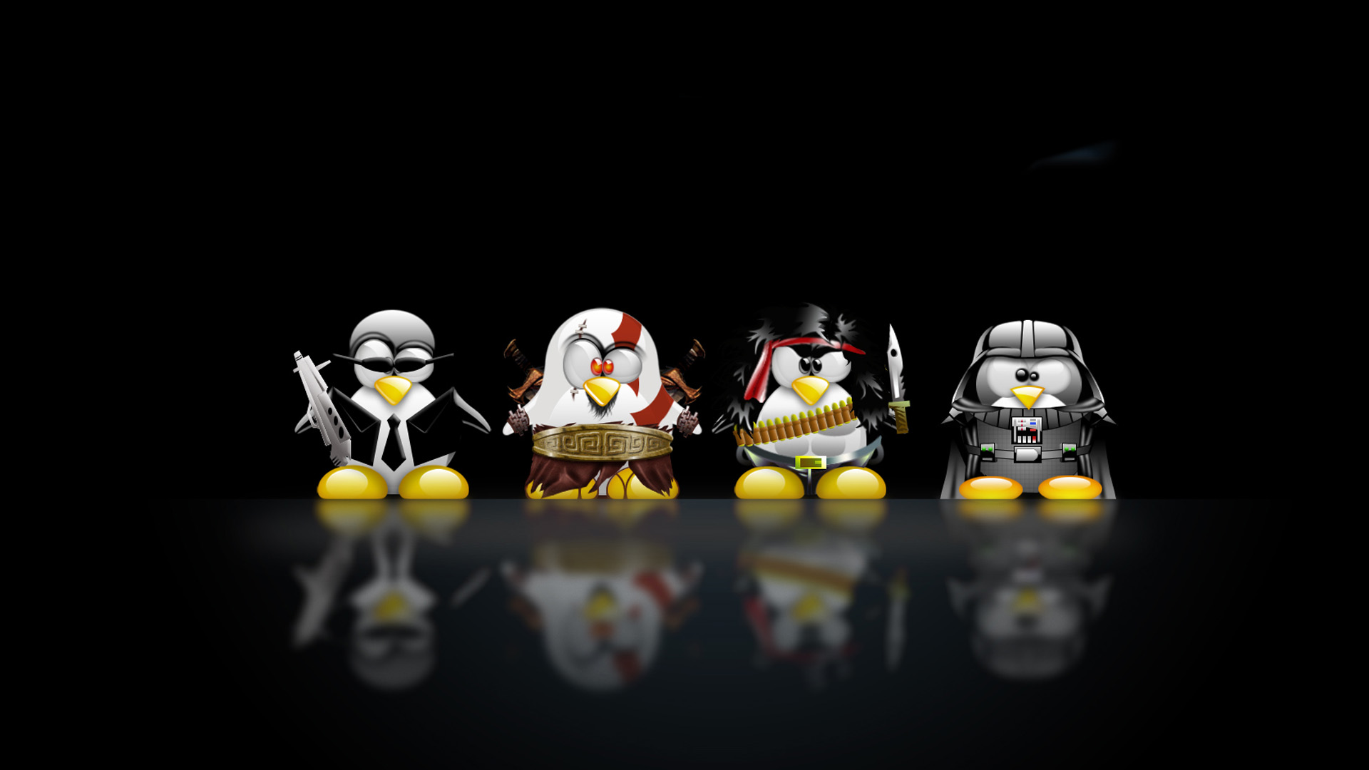 Linux Penguin Wallpaper Sf
