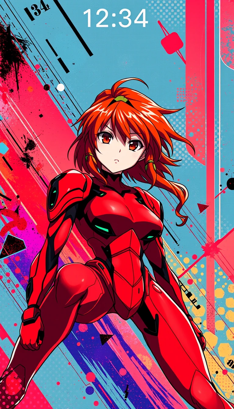 Asuka Langley Soryu Phone Wallpaper