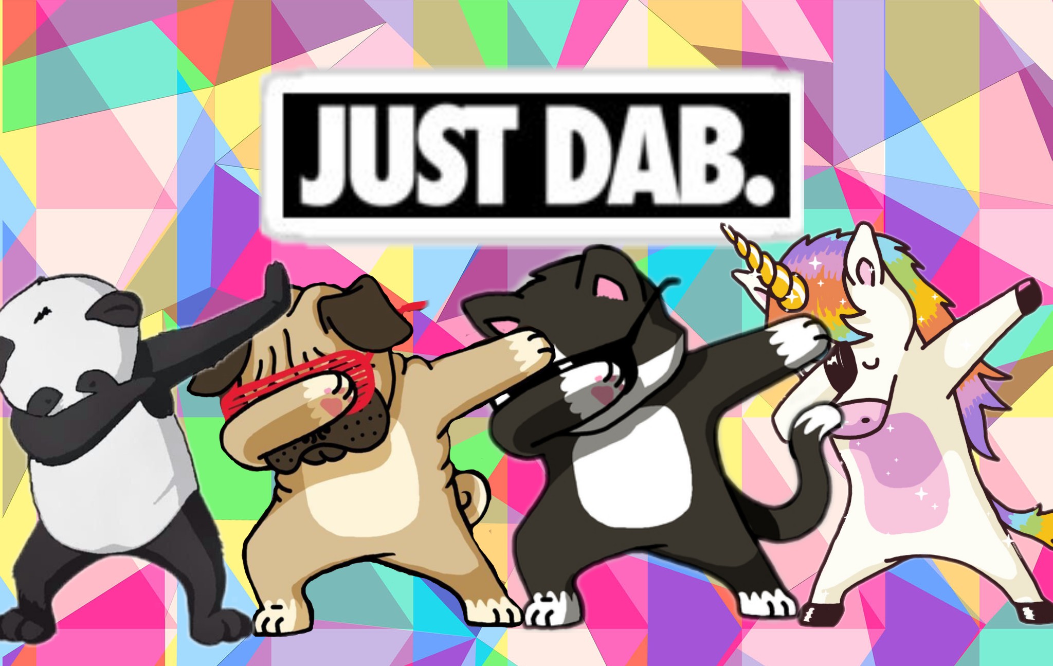 95 Dabbing Unicorn Wallpapers On Wallpapersafari - unicorn dab roblox