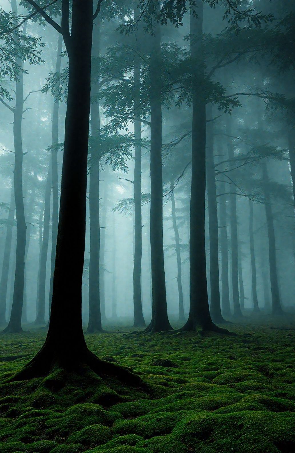 Foggy Forest Wallpaper