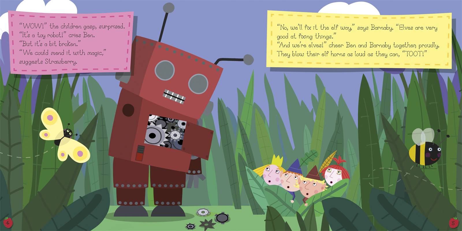 Ben and Holly Games Ben and Holly Friends Toy Robot Wallpaper Ben 1600x800