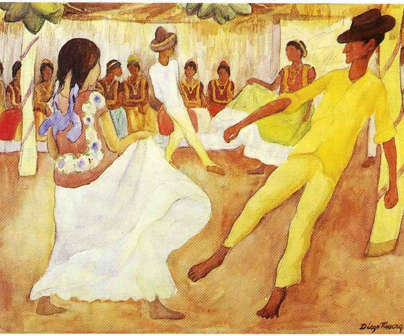 Tehauntepec Dance Diego Rivera Paintings Wallpaper Image