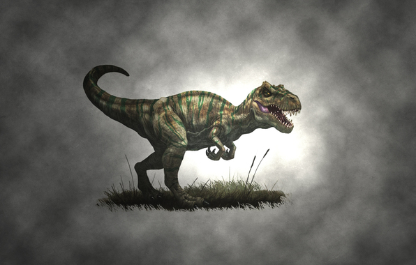 Wallpaper Allosaurus Dinosaur Draw Minimalism