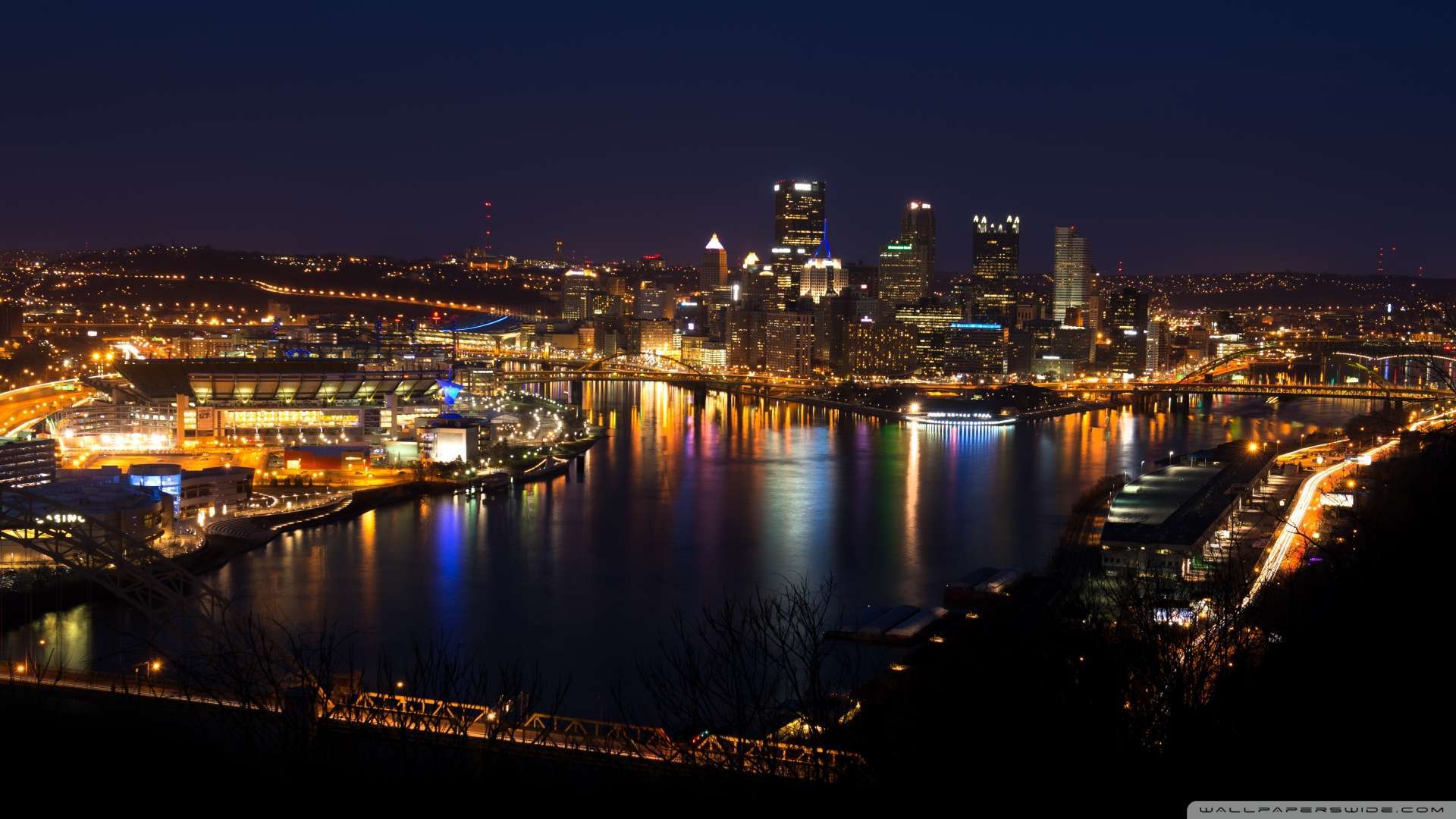 Wallpaper Pittsburgh Skyline Wallpaper 1080p HD Upload at January 4