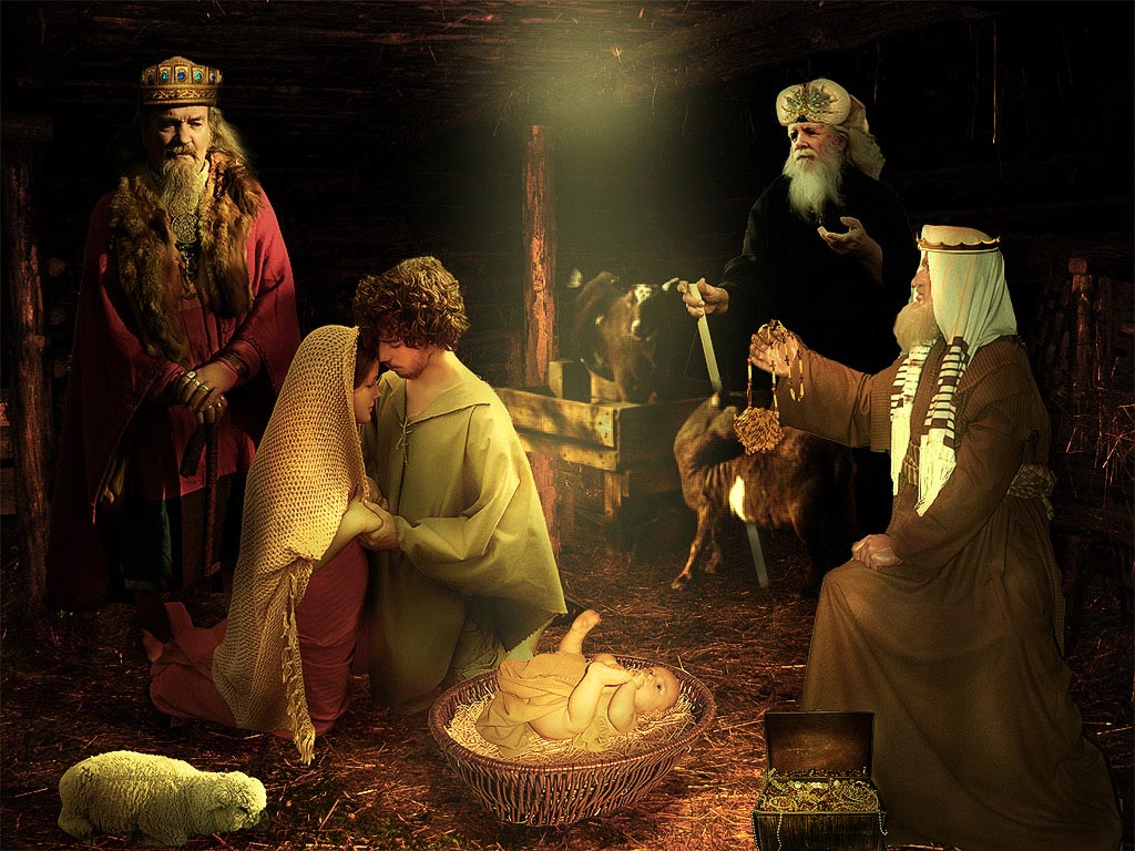 the birth of jesus christ wallpaper