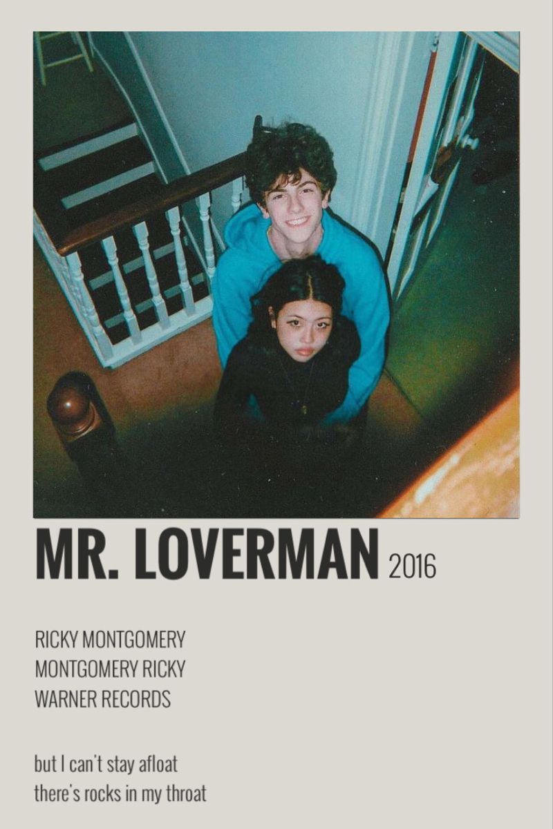 mr loverman ricky montgomery Music poster Vintage music
