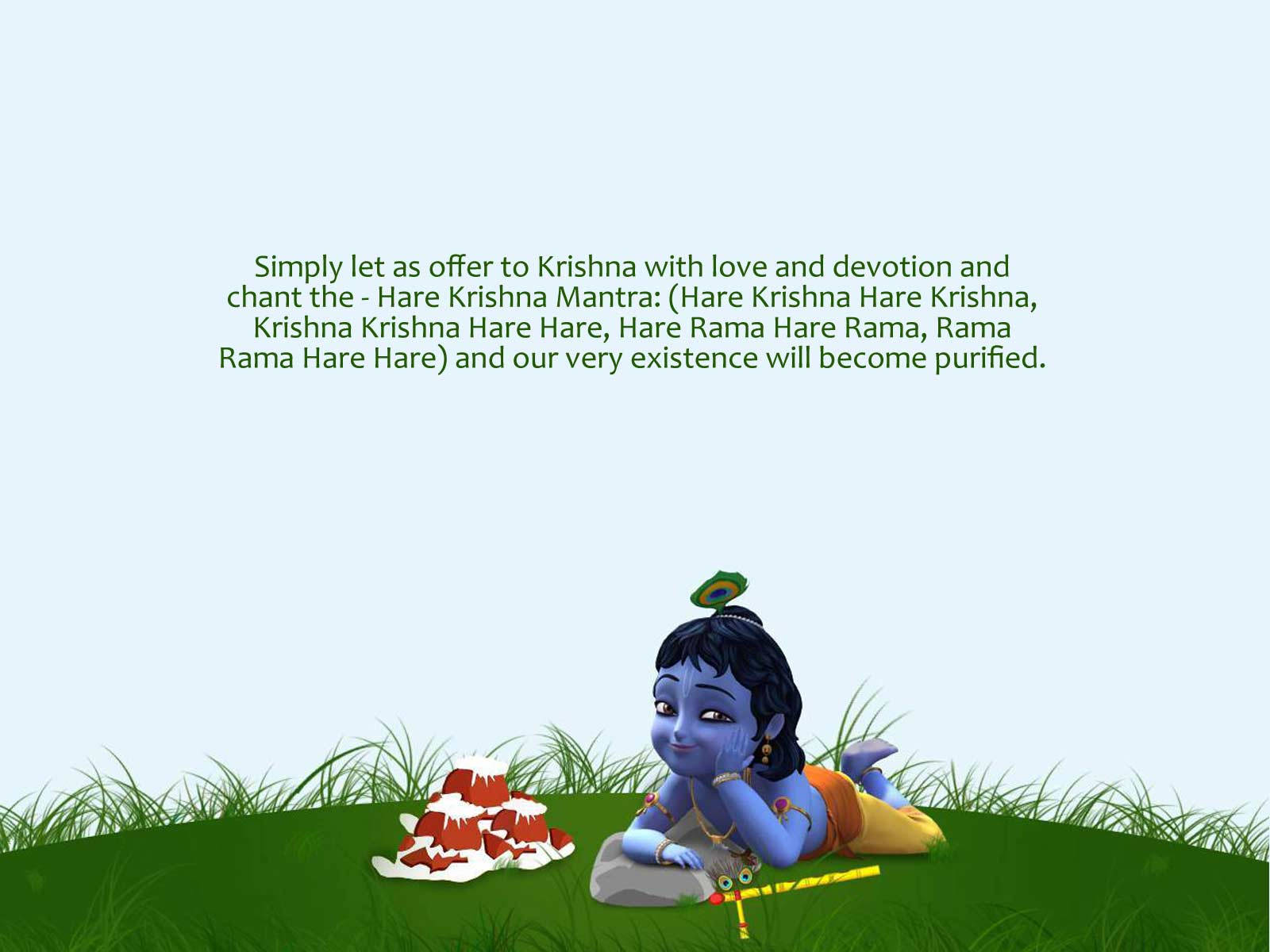 Little Krishna HD Wallpaper
