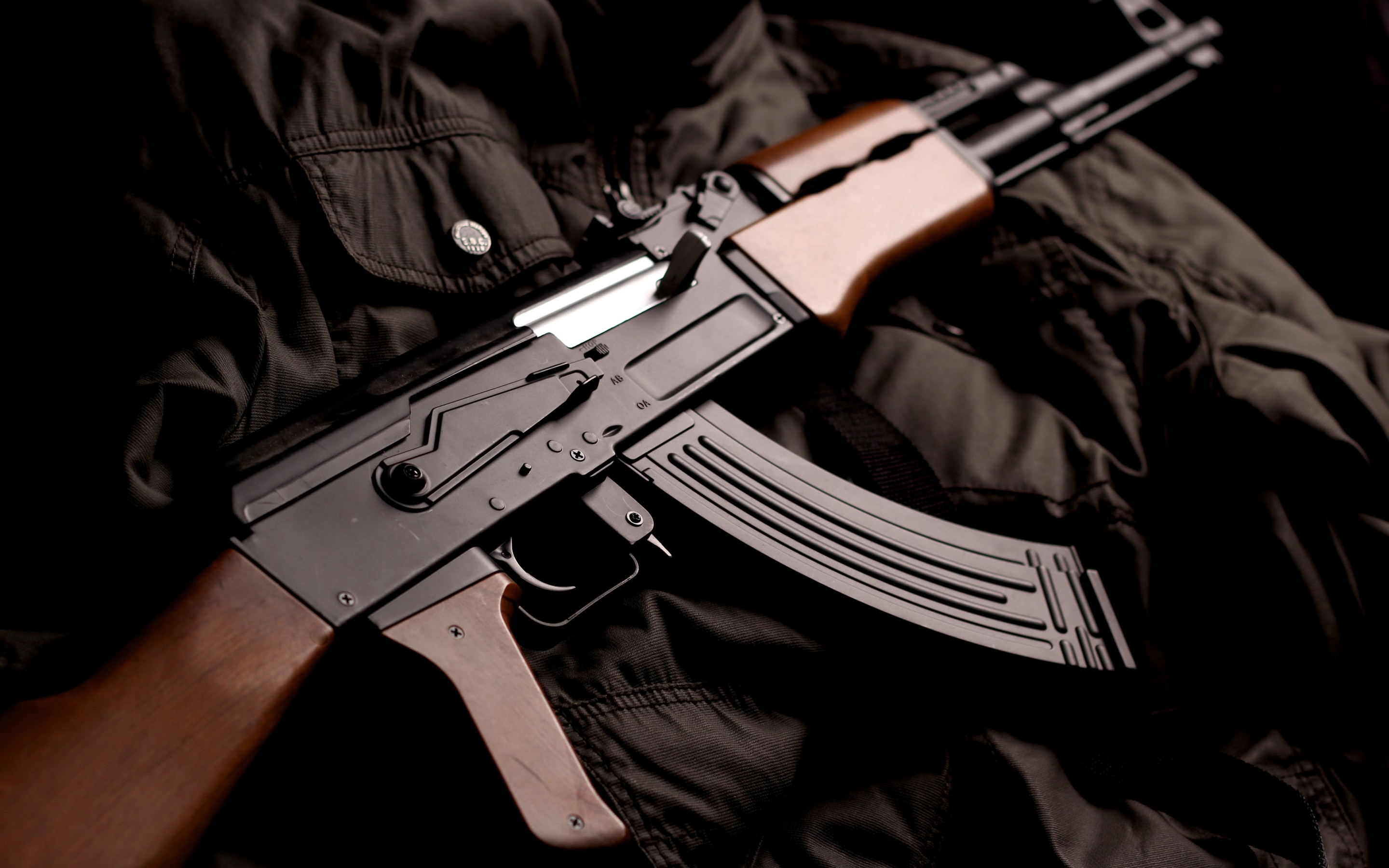 Kalashnikov Ak Weapon Gun Military Rifle Y Wallpaper