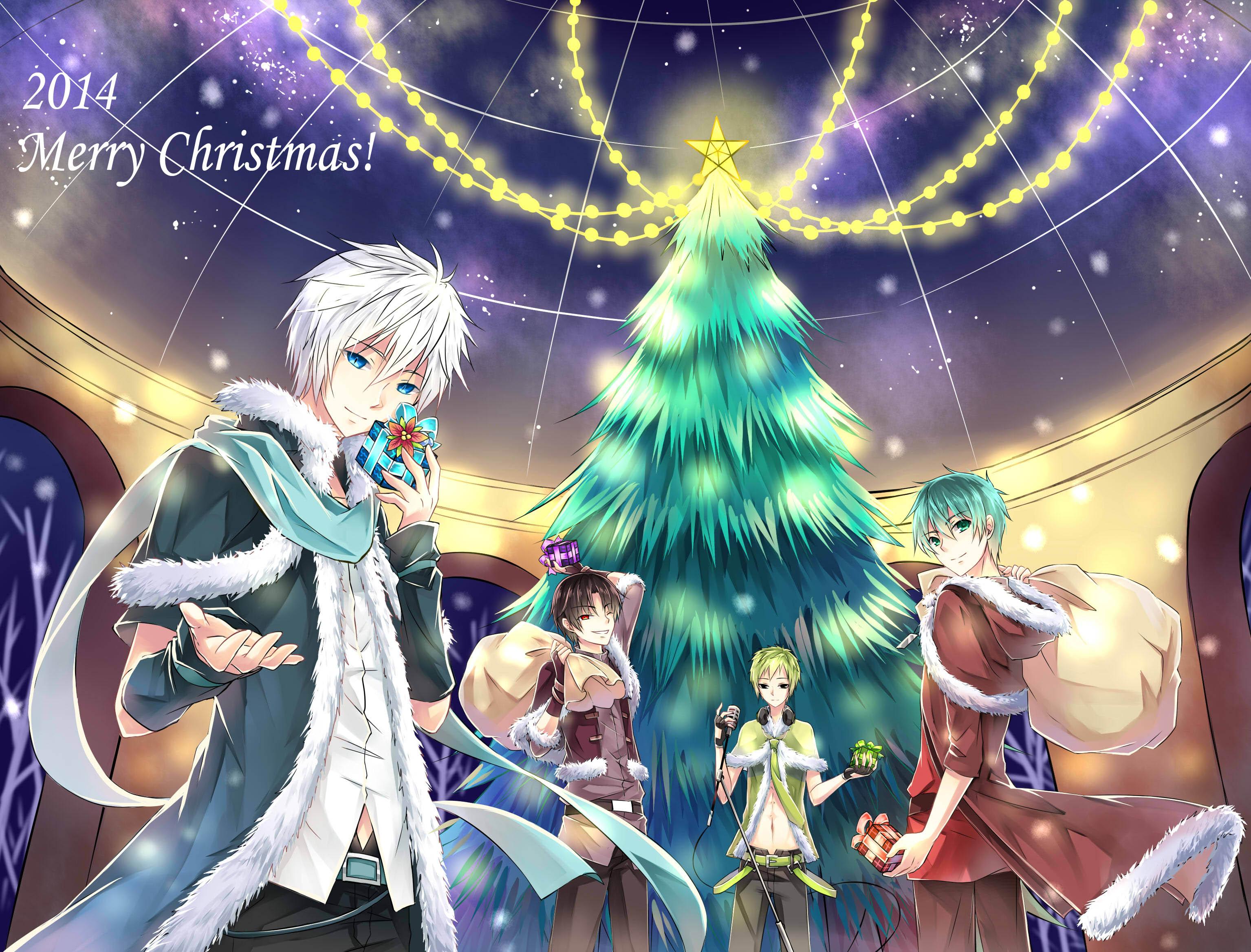 Anime Christmas HD Wallpaper By