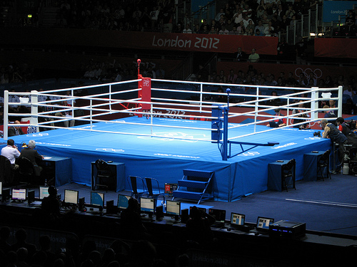 Boxing Ring Wallpaper London Excel