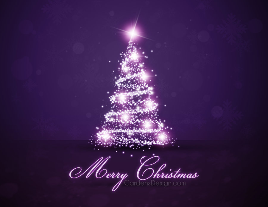 Purple Christmas By Kevron2001