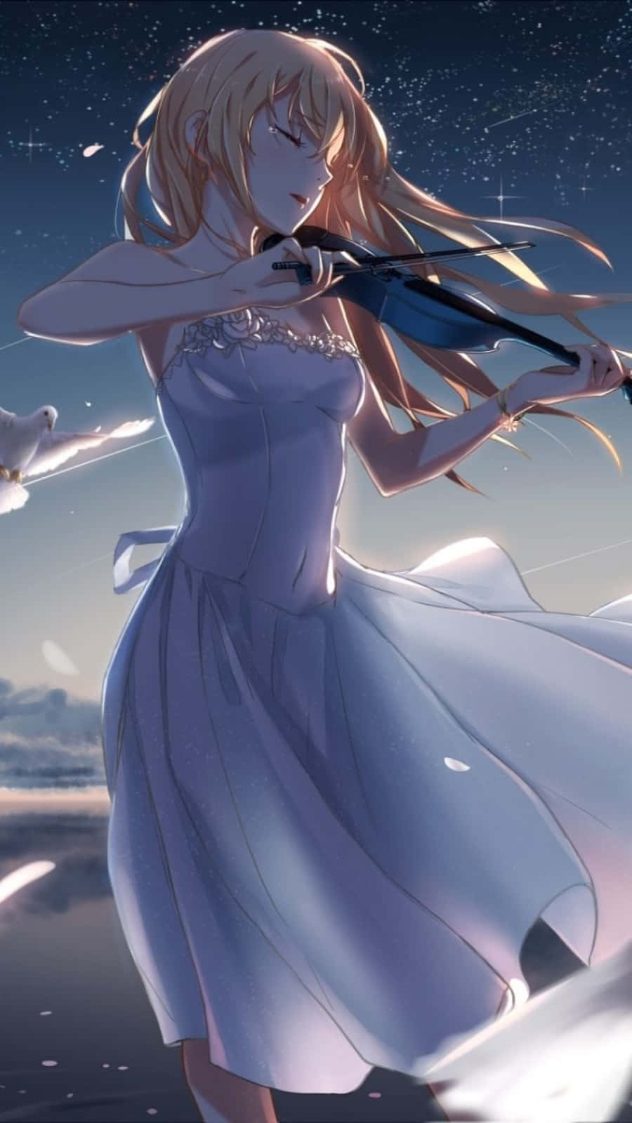 Your Lie In April iPhone Kaori Miyazono Violin Pictures