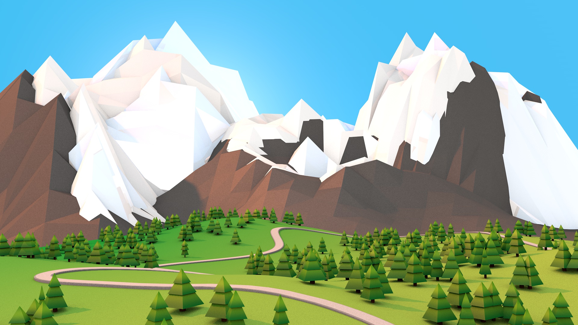 Low Poly Wallpaper