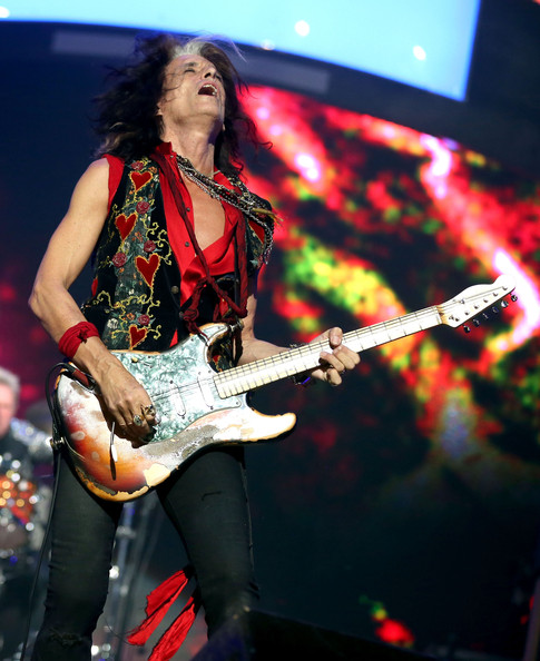 Joe Perry Guitarist Of Aerosmith Performs Onstage During The