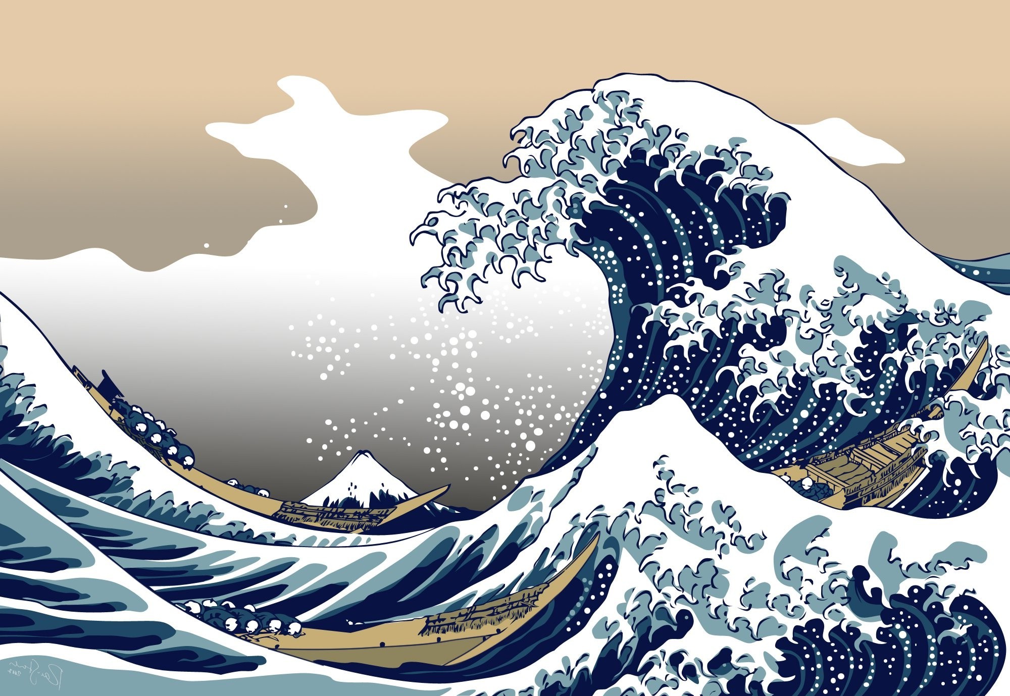 Great Wave Off Kanagawa Wallpaper Gallery