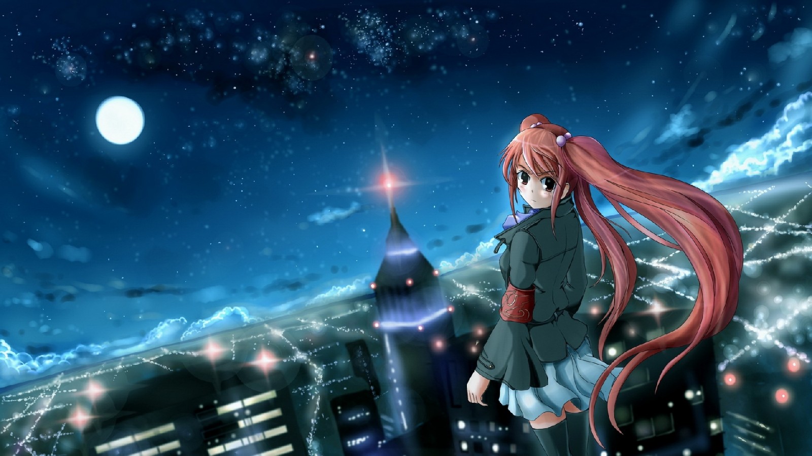 Fantasy Abstract Anime Girl HD Wallpaper