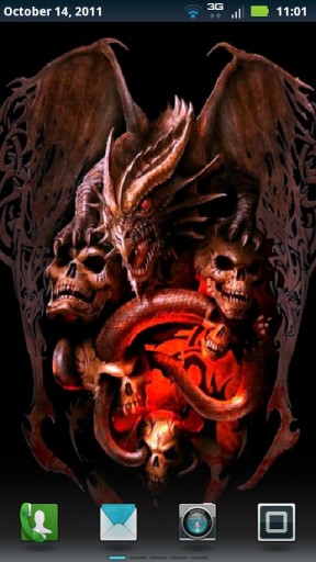 Bigger Demon Snake Skull L Wallpaper For Android Screenshot