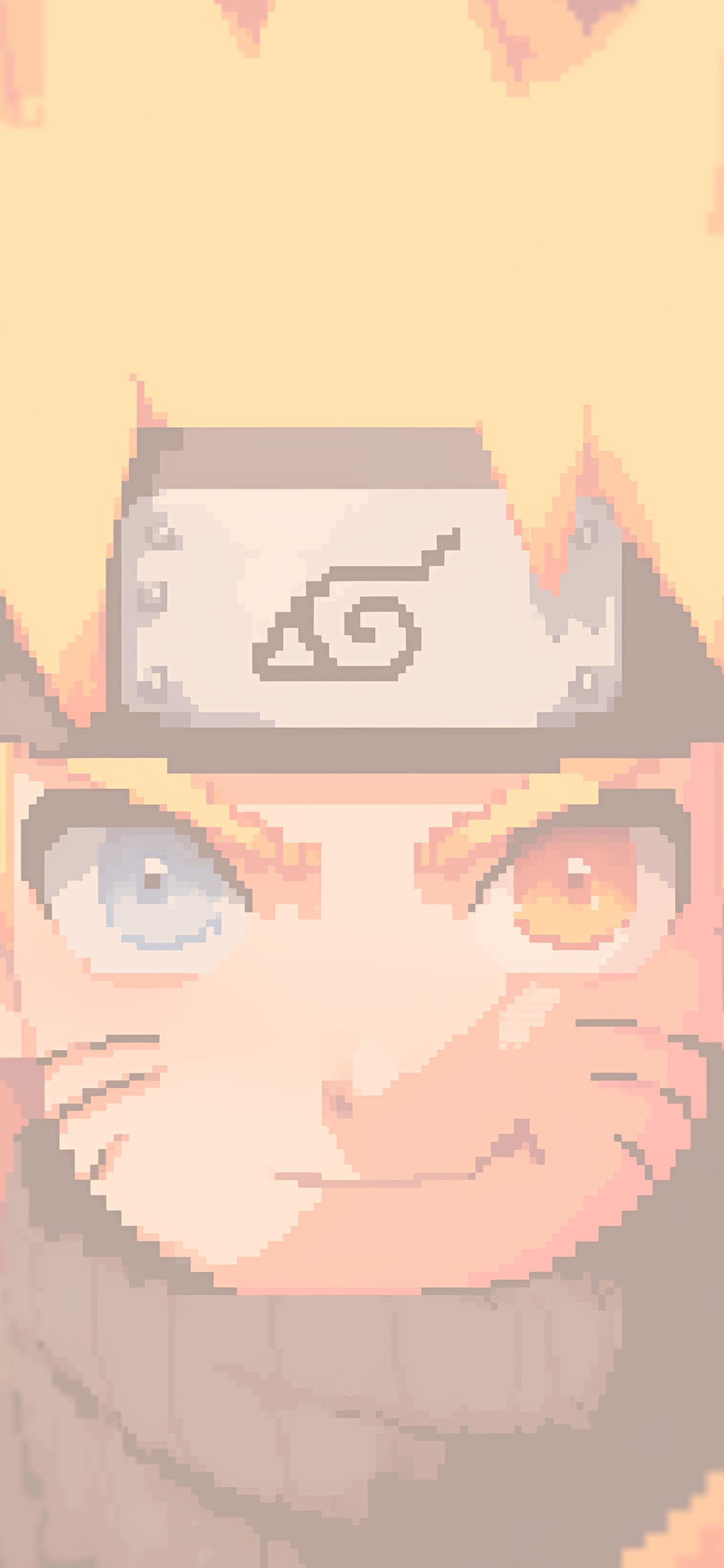 Naruto with Multicolored Eyes Pixel Wallpapers Anime Wallpapers