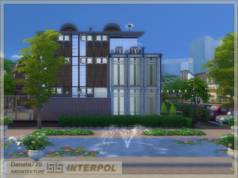 INTERPOL   Police Station   The Sims 4 Catalog