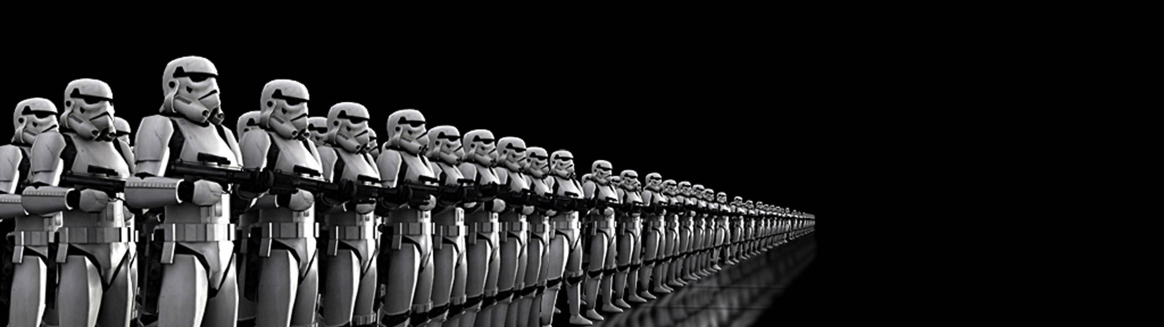 Star Wars Dual Screen Background Wallpaper