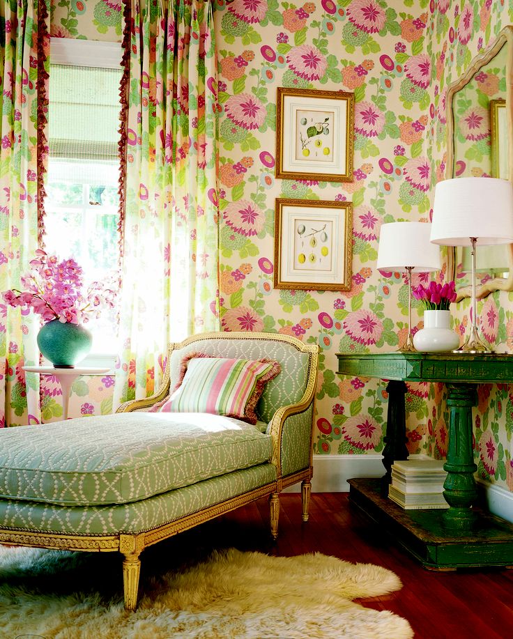 Coco Wallpaper And Fabric From Thibault Chelsea Beautiful Homes