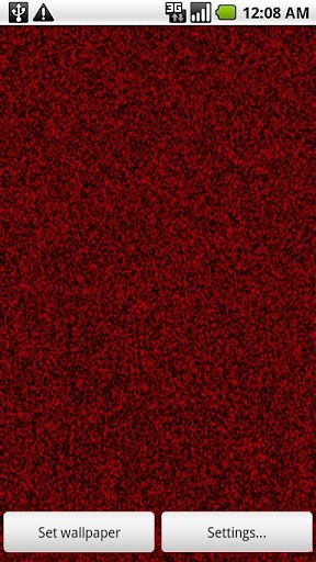 Bigger Red Tv Static Live Wallpaper For Android Screenshot