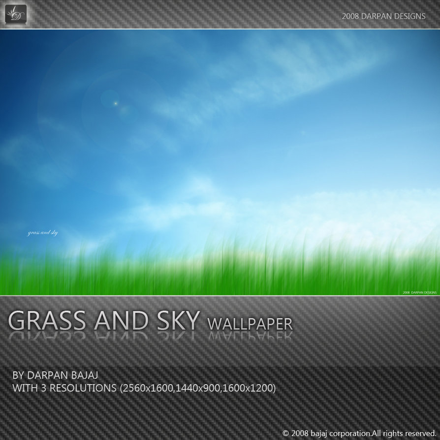 Grass And Sky Wallpaper By Darpan Aero