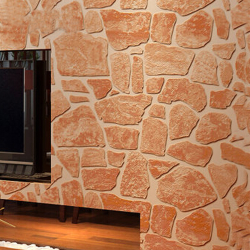 Aliexpress Buy Pvc Wallpaper 3d Stone Brick Chinese Style Wall