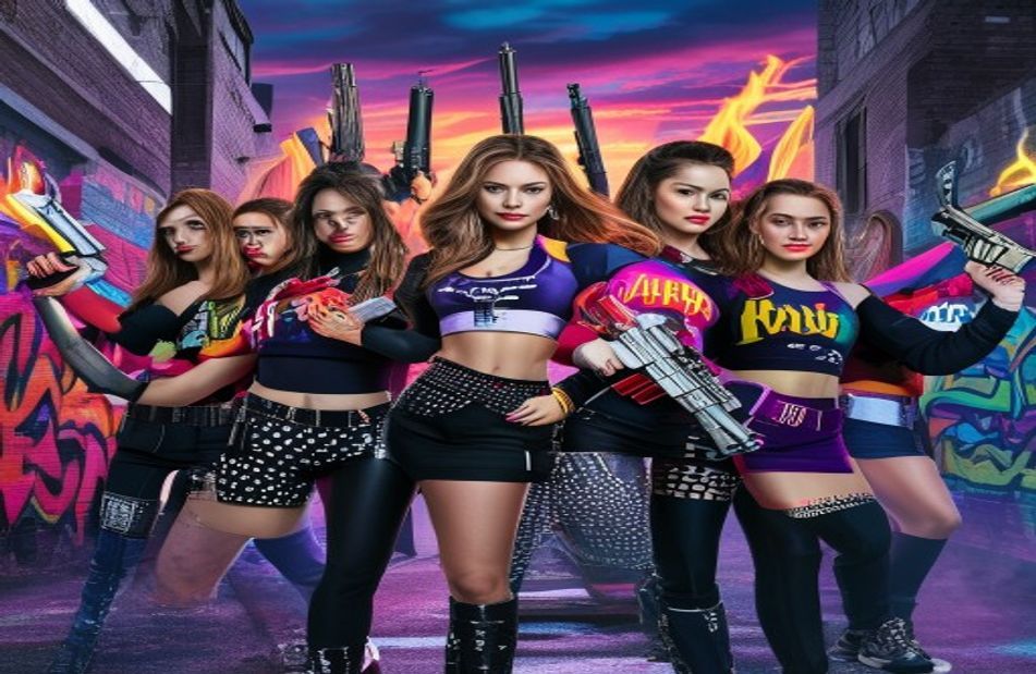 Girls With Guns Wallpaper
